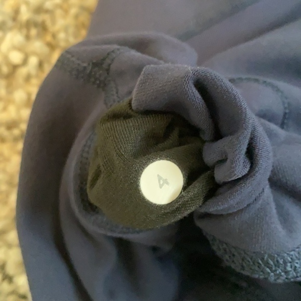 Lululemon High Times Pants Wrap Mesh Deep Navy 4 - Picture 4 of 10